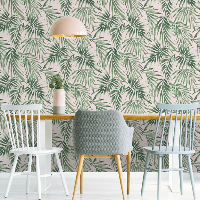 Papel Pintado Hoja de palma - FUKUI 02 | MURAKE - 45126