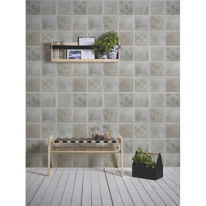 Papel Pintado Azulejo - GOKOTA 883733 | MURAKE - 883733