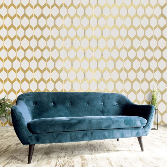 Papel Pintado Hexágono - NUKAK 03 | MURAKE - 80253