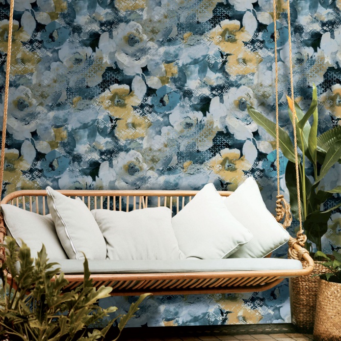 Papel Pintado Flores - KUKAT 02 | MURAKE - 80242