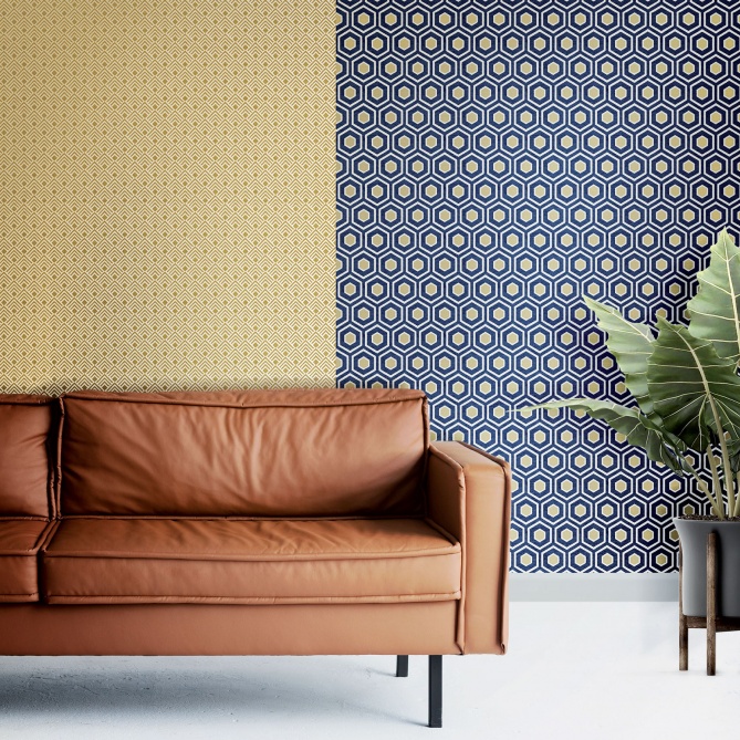 Papel Pintado Hexágono - KULMIO 05 | MURAKE - 80249