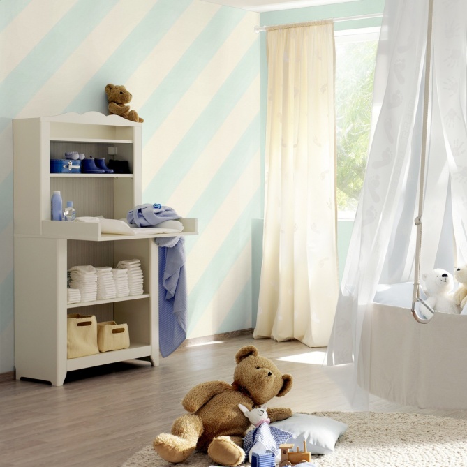 Papel Pintado Rayas Diagonales - VEJLE 01 | MURAKE - 61350