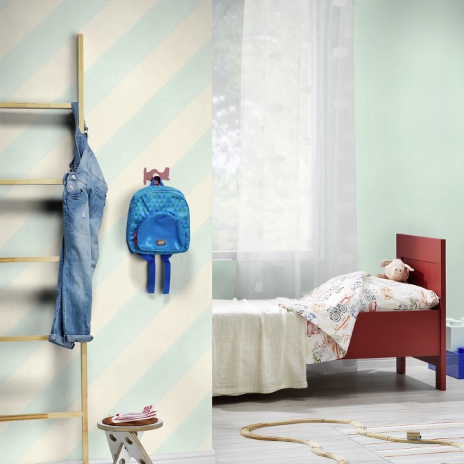 Papel Pintado Rayas Diagonales - VEJLE 01 | MURAKE - 61350