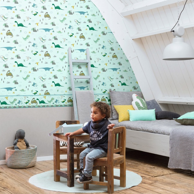 Papel Pintado Dinosaurios - DINOZO 01 | MURAKE - 39423