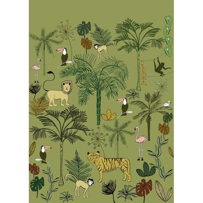 Papel Pintado Animales - MUKNAL 01 | MURAKE - 12482