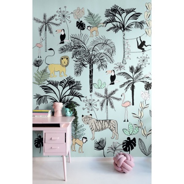 Papel Pintado Animales - MUKNAL 03 | MURAKE - 12484