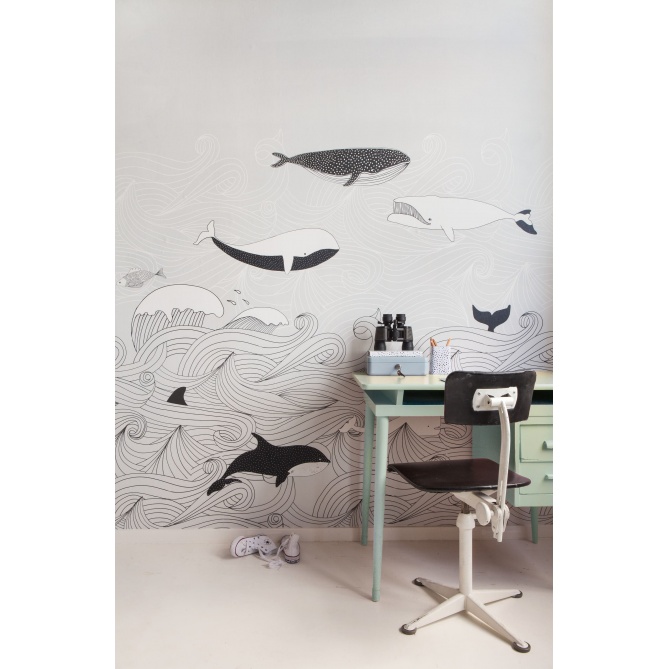 Papel Pintado Ballenas - BALNAK 02 | MURAKE - 52481