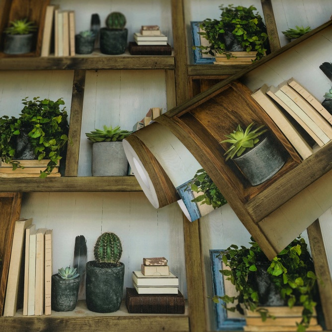 Papel Pintado Librería - CASILDA  | MURAKE - 964631