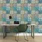 Papel Pintado Azulejo Marroquí - SMARA  | MURAKE - 584631