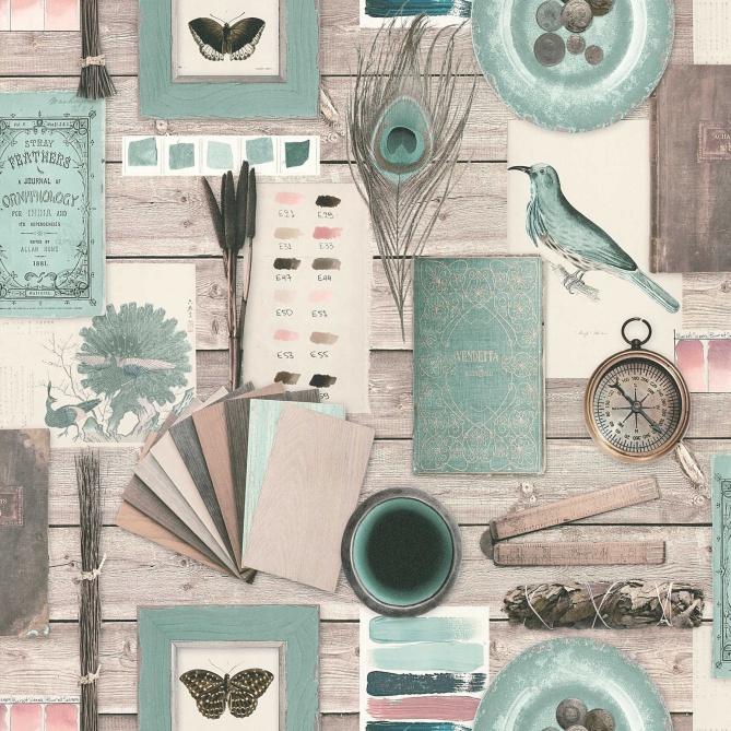 Papel Pintado Collage - CAIRON  | MURAKE - 186631