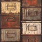 Papel Pintado Cajas Metal - ANTIK 01 | MURAKE - 22031