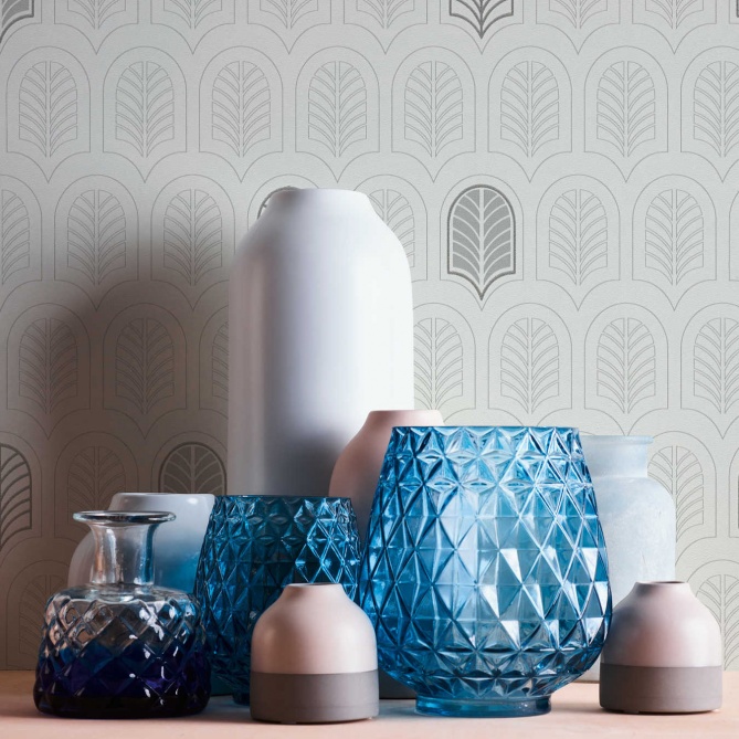 Papel Pintado Hoja Geométrica - FRAMURA 01 | MURAKE - 386731