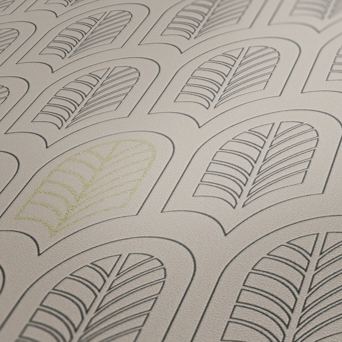 Papel Pintado Hoja Geométrica - FRAMURA 02 | MURAKE - 386732