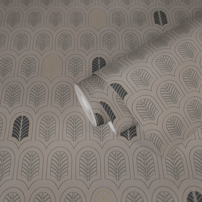 Papel Pintado Hoja Geométrica - FRAMURA 02 | MURAKE - 386732