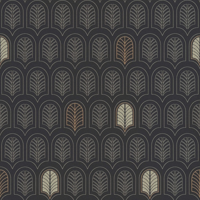 Papel Pintado Hoja Geométrica - FRAMURA 03 | MURAKE - 386733