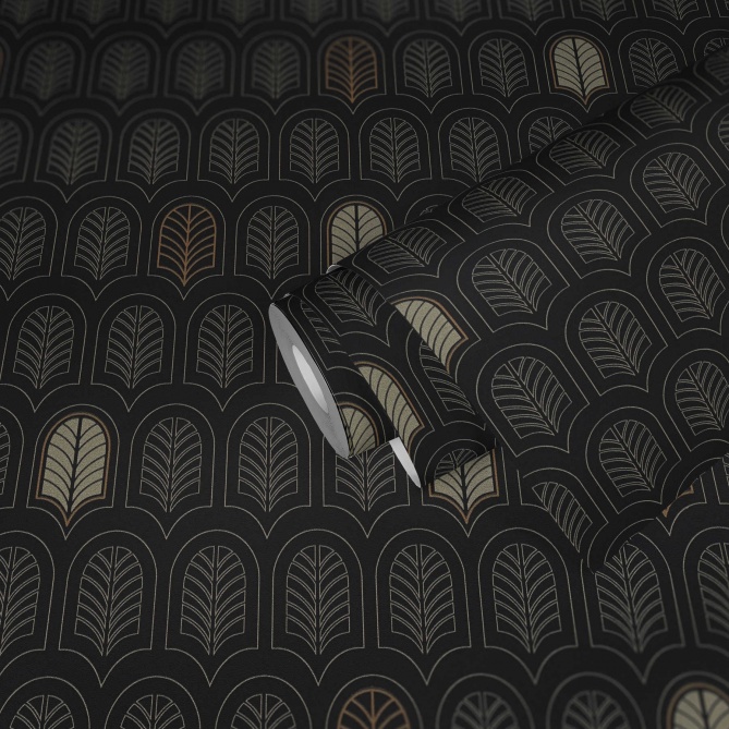 Papel Pintado Hoja Geométrica - FRAMURA 03 | MURAKE - 386733