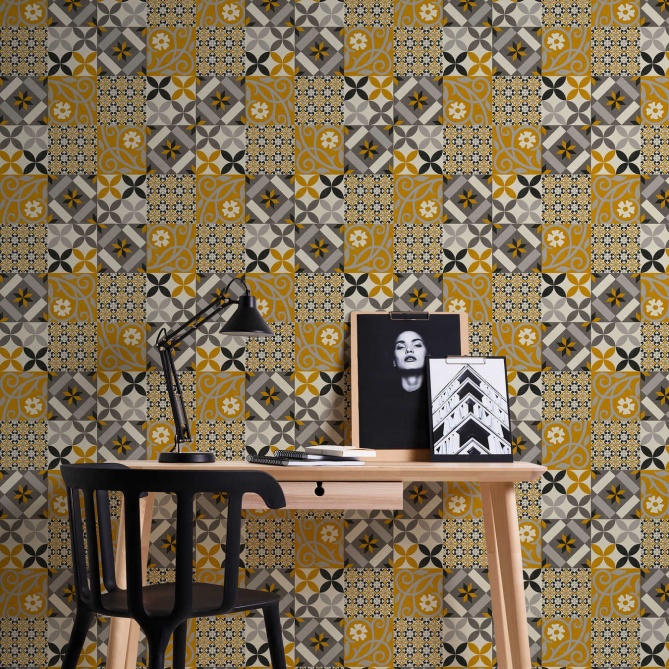 Papel Pintado Azulejo - GAIBA 01 | MURAKE - 486731