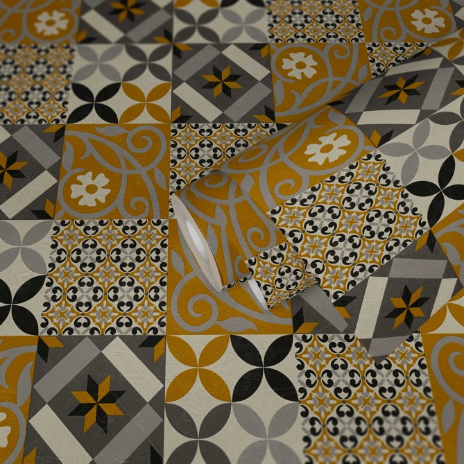 Papel Pintado Azulejo - GAIBA 01 | MURAKE - 486731