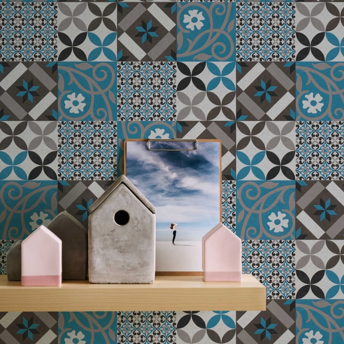 Papel Pintado Azulejo - GAIBA 02 | MURAKE - 486732