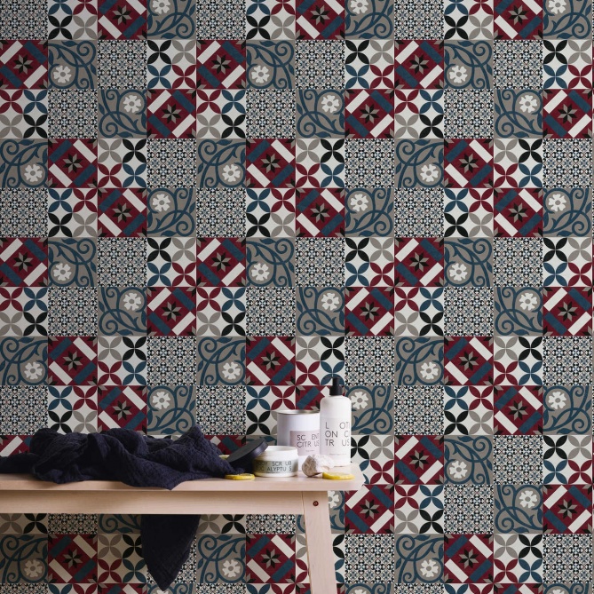 Papel Pintado Azulejo - GAIBA 04 | MURAKE - 486734