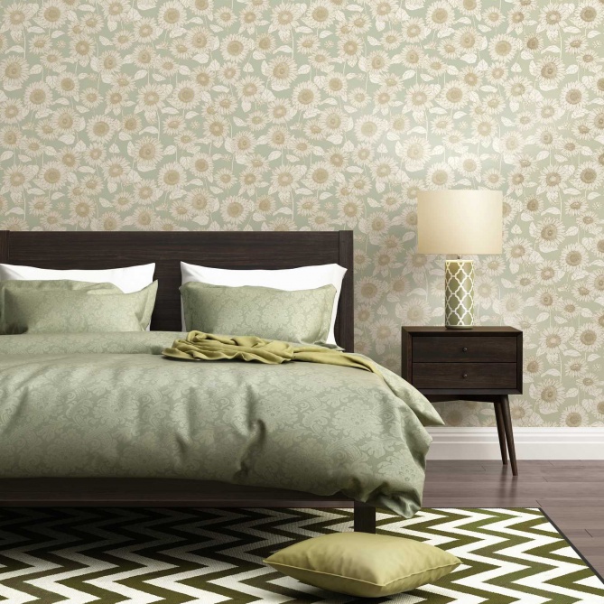 Papel Pintado Girasoles - MISINTO 02 | MURAKE - 586732