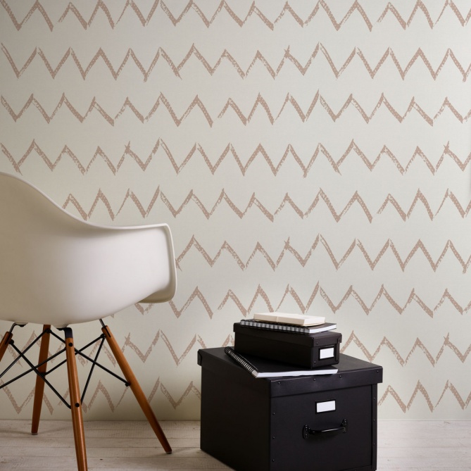 Papel Pintado Rayas ZigZag - HAMNAS 03 | MURAKE - 475633