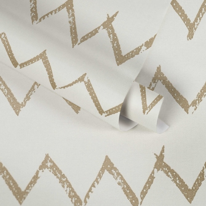 Papel Pintado Rayas ZigZag - HAMNAS 04 | MURAKE - 475634
