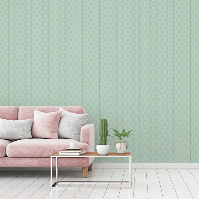 Papel Pintado Geométrico - KALVAG 02 | MURAKE - 575632