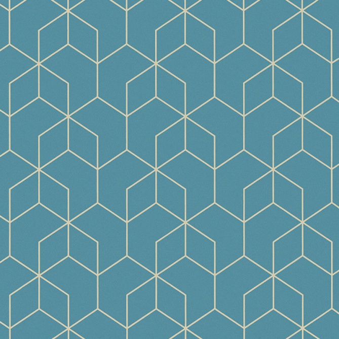 Papel Pintado Hexágono - FENNANGE 02 | MURAKE - 47619