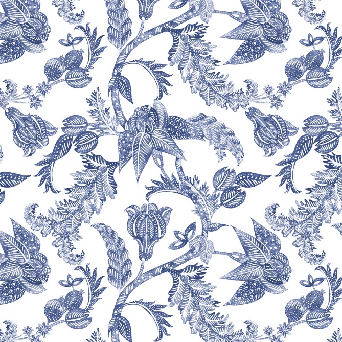 Papel Pintado Flores - XIAMEN 01 | MURAKE - 85310