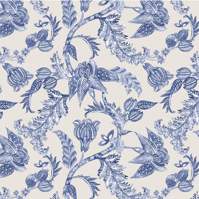 Papel Pintado Flores - XIAMEN 02 | MURAKE - 85311