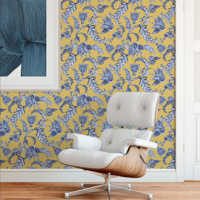 Papel Pintado Flores - XIAMEN 03 | MURAKE - 85312