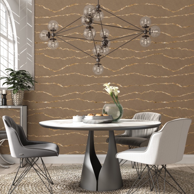 Papel Pintado Ondas - QUFU 03 | MURAKE - 85392