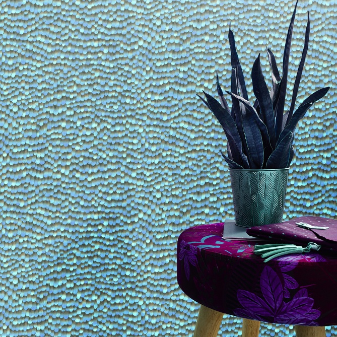 Papel Pintado Plumas - LABREA 02 | MURAKE - 211018