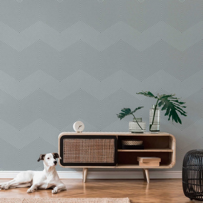 Papel Pintado Ondas Gráficas - GINCREY 04 | MURAKE - 225734