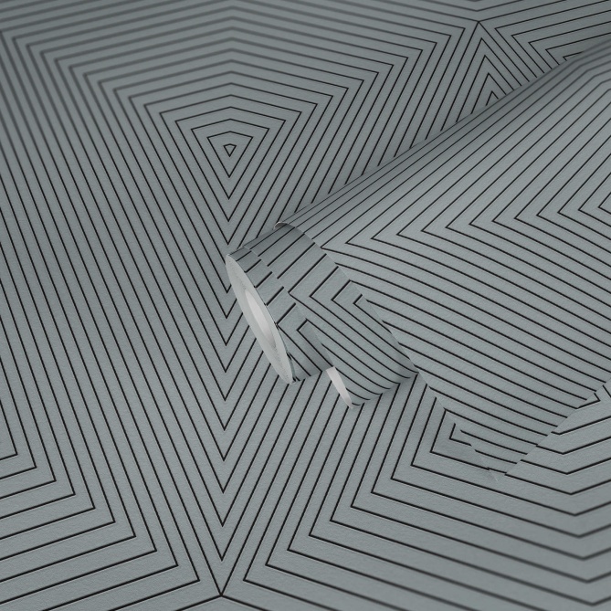 Papel Pintado Ondas Gráficas - GINCREY 04 | MURAKE - 225734