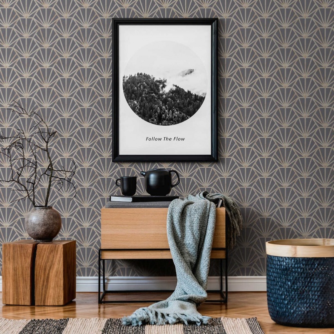 Papel Pintado Geométrico - FELICETO 04 | MURAKE - 825734