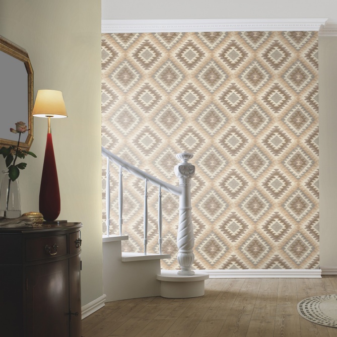 Papel Pintado Rombos - OTOMI 01 | MURAKE - 347258