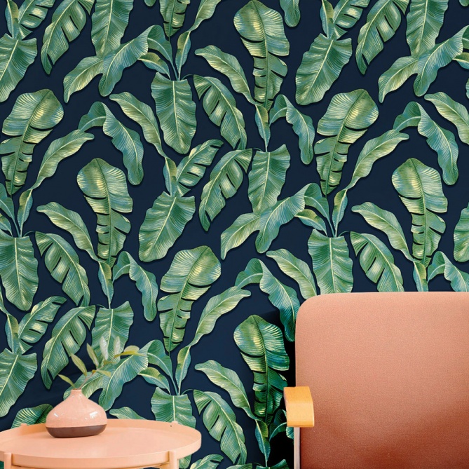 Papel Pintado Hojas Platanero - URUPU 03 | MURAKE - 16106