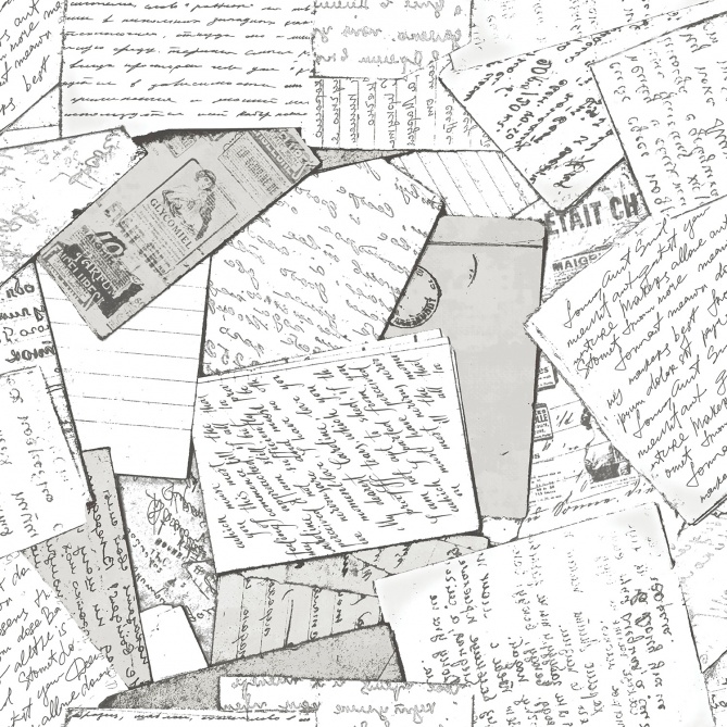 Papel Pintado Cartas Vintage - YANDIKO 02 | MURAKE - 16114