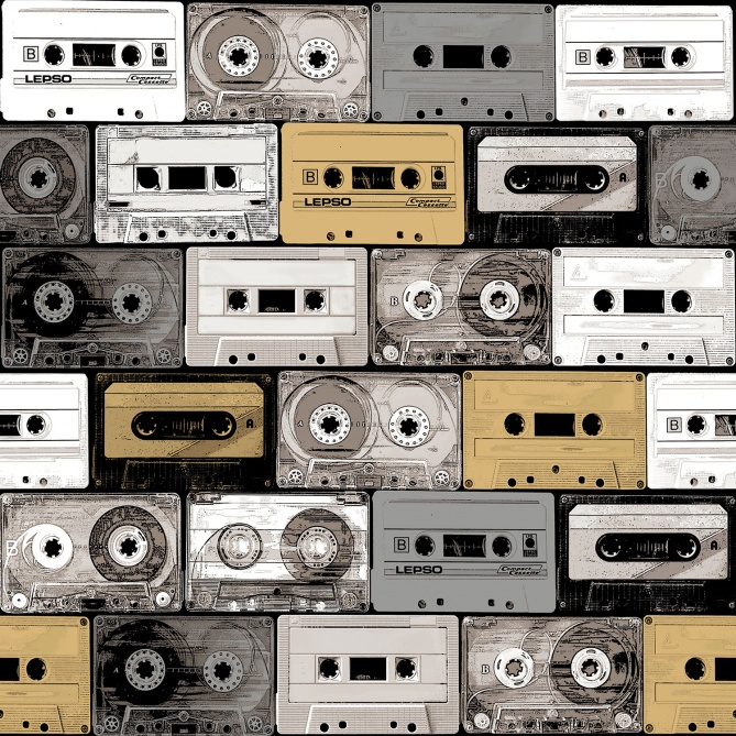 Papel Pintado Casete - TAPES 01 | MURAKE - 16123