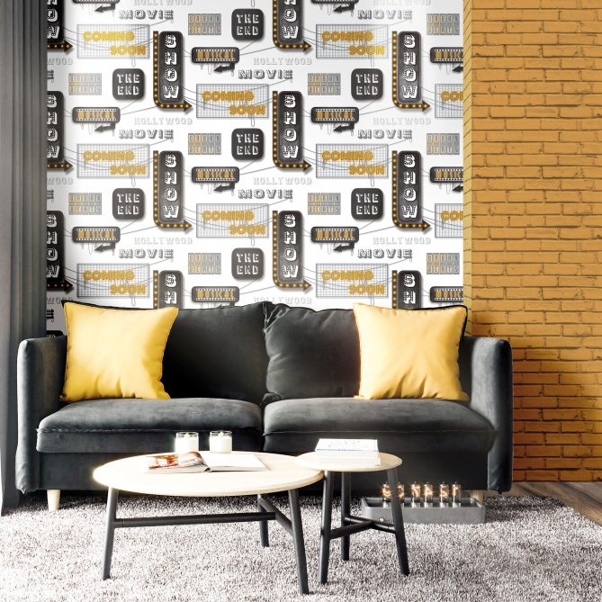 Papel Pintado Hollywood - FILIMI 01 | MURAKE - 16125