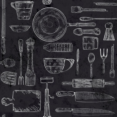 Papel Pintado Utensilios Cocina - GUTEKA 03 | MURAKE - 16143