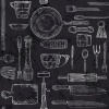 Papel Pintado Utensilios Cocina - GUTEKA 03 | MURAKE - 16143