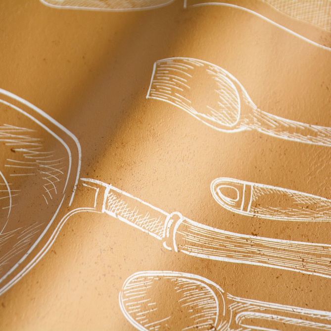 Papel Pintado Utensilios Cocina - GUTEKA 02 | MURAKE - 16142