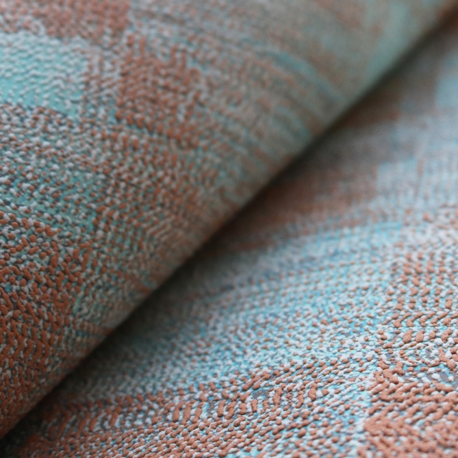 Papel Pintado Azulejos efecto textil - GIOLOU 03 | MURAKE - 970039