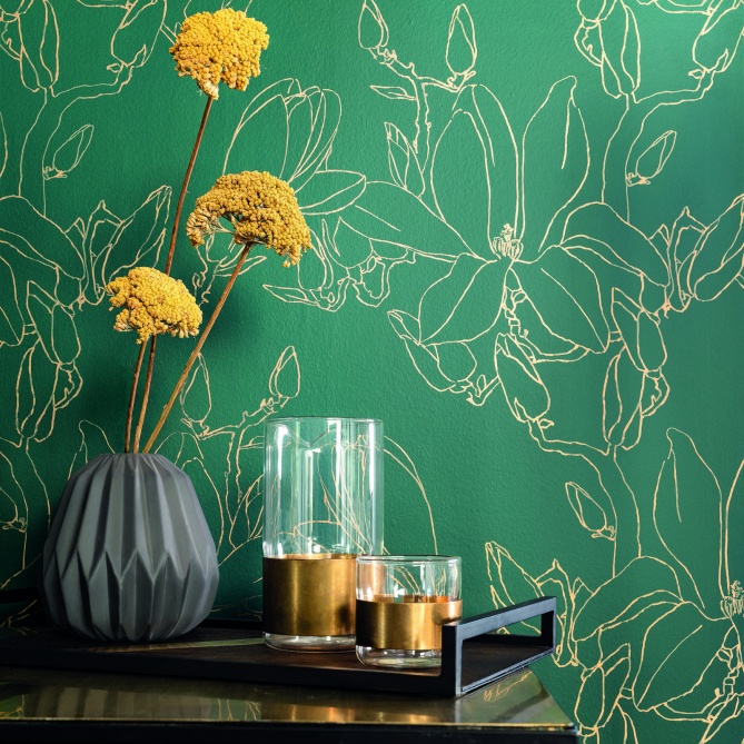 Papel Pintado Magnolias - HEBAT 04 | MURAKE - 22834