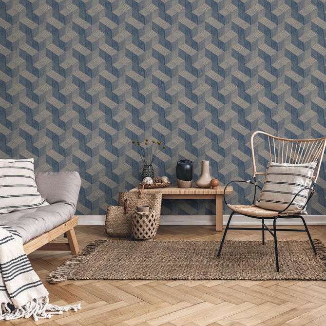 Papel Pintado Cubos - MOCA 03 | MURAKE - 15713