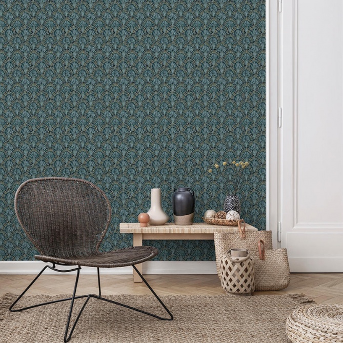 Papel Pintado Plumas - YANAS 01 | MURAKE - 15651