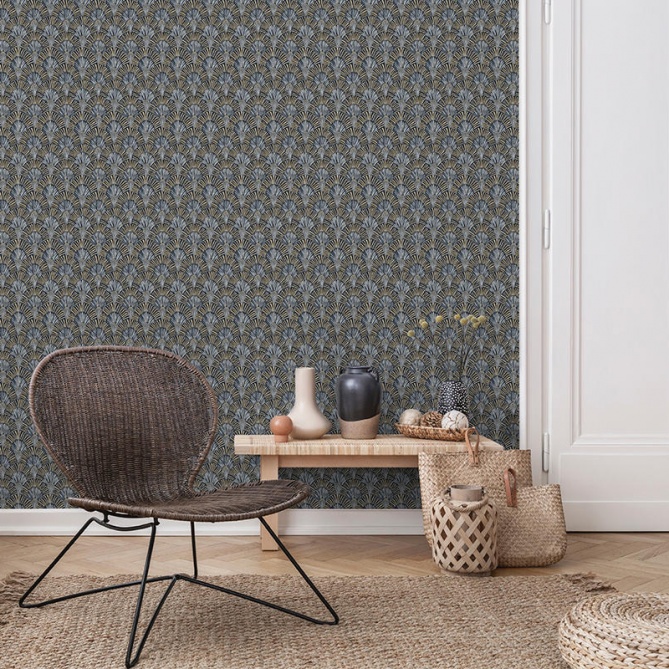 Papel Pintado Plumas - YANAS 02 | MURAKE - 15652